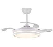 Ventilador Led Aspas Retráctiles Evo Mini Blanco 46w 5520lm Cct Dim Smart