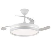Ventilador Led Aspas Retráctiles Charly Evo 72w 7920lm Cct Dim Smart