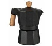 Cafetera Italiana De 150 Ml - Cafetera De Madera Y Aluminio (12 Unidades)