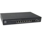 Switch Level One Gep1061 10 Puertos Managed 8 Poe Gigabit 2