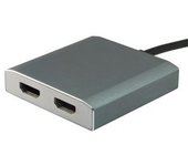 Adaptador Equip Usb Type-c A 2 Hdmi Hembra