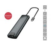 Adaptador Conceptronic 9 En 1 Usb-c