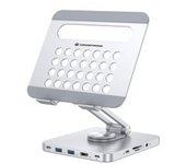 Conceptronic Donn26g Mueble Y Soporte Para Dispositivo Multimedia Plata Tableta Carro Para Administración De Tabletas
