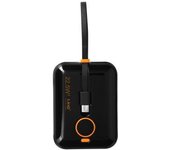 Powerbank 15000mah Puerto Usb 22.5w Cables Usb-c Y Lightning Pantalla Led Linq