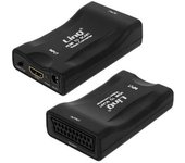 Adaptador De Video Hdmi A Euroconector Linq 1080p - Negro