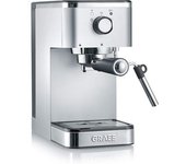 Graef Cafetera Espresso Con Portafiltro Salita Es 400, Plateada