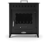 Estufa De Leña Grande Con Horno Modelo Timanfaya 2 De 14,3 Kw - Prensa Stove