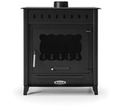 Estufa De Leña Grande Modelo Teide 2 De 14,3 Kw - Prensa Stove