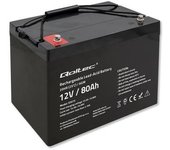 Qoltec 53075 Batería Agm | 12v | 80 Ah | 23,5 Kg