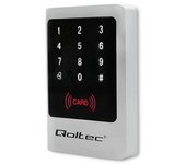 Qoltec 52444 Cerradura Con Código Mimas Con Lector Rfid Código | Tarjeta | Llavero | Botón De Timbre | Ip68 | Em