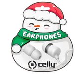 Celly Xmasearsnowwh Auricular Y Casco Auriculares Alámbrico Dentro De Oído Llamadas/música Blanco
