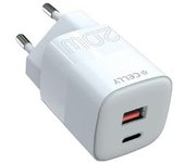 Celly Tc2usbusbc20evo Cargador De Dispositivo Móvil Universal Blanco Corriente Alterna Carga Rápida Interior