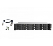 Qnap Tl-r1220sep-rp 2.5/3.5" Carcasa De Disco Duro/ssd Negro, Gris