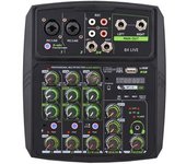 Consola De Mezcla De Audio De 4 Canales (tarjeta De Sonido Integrada, Función De Grabación)