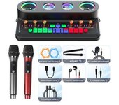 Tarjeta De Sonido Portátil Multifuncional Y Dispositivo De Podcast De Audio (reducción De Ruido Dsp, Efectos De Iluminación Coloridos)
