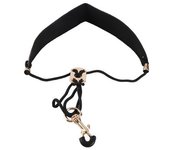 Cinturón Para Cuello De Saxofón (ajustable, Material De Cuero)
