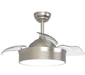 Ventilador De Techo Metal Niquel Bombay