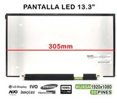 Pantalla Led De 13.3" Pulgadas Para Portátil Sharp Lq133m1jw02a Fhd 30 Pines 305mm