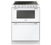 Rosieres Vitrocerámica 38l 4 Fuegos Blanca + Lavavajillas - Trv60nrb/1