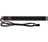 Power Strip 19' 1u X8 - Schuko Sockets