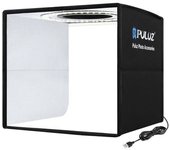 Puluz Softbox Set Portátil Plegable Foto Iluminación Modificador Fotografía Tienda Caja Con 12 Colores Fondos-wellngs
