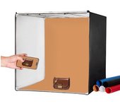 Caja De Luz Para Estudio Fotográfico-vevor-100 X 100cm-pro Photo Box Kit 5600 K, 210 Leds, 5 Fondos-productos Fotográficos