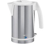 Hervidor Agua Eléctrico, 1,7l, Resistencia Oculta, Acero Inox., Inalámbrico, Apagado Automático Blanco 2200w Clatronic Wks 3288