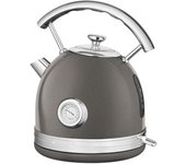 Hervidor Agua Eléctrico, 1,7l, Acero Inox, Indicador Temperatura, Resistencia Oculta, Base 360o Gris 2200w Proficook Wks 1192
