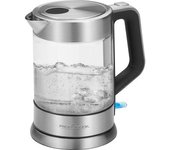Hervidor De Agua Eléctrico Con Jarra De Cristal, Capacidad De 1,5 Litros, Sin Bpa, Inalámbrico 2200w Proficook Wks1107