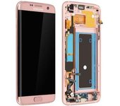 Pantalla Lcd Galaxy S7 Edge + Pantalla De Vidrio Kit Original Samsung – Rosa