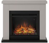 Chimenea Eléctrica Power Flame Con Revestimiento Frode Beige