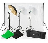 Set De Iluminación De Luz Diurna Y De Fondos De Estudio Br-2120 1600 W Bresser