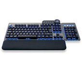 Mountain Everest Max Gunmetal Grey - Teclado Gaming Rgb Con Interruptores Cherry Mx Blue (base Multimedia, Concentrador Usb-a, Q