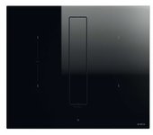 Elica Placa De Inducción Al Vacío 60cm 4 Fuegos 7500w Negra - Prf0167053
