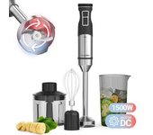Batidora De Mano Negra 1500w Accesorios | Universalblue