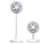 Ventilador Portátil De Pie "ankro" Plegable (7w Motor Dc 5v) Color Blanco