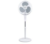 Ventilador De Pie "riesi" Regulable (45w Motor Ac 230v) Ø43x123cm Color Blanco