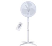 Ventilador De Pie Con Mando 43cm 45w Blanco
