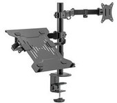 Soporte De Tv/monitor 17" - 32" Y Portátil 10" – 15,6" (hasta 9kg) Compatible Con Todas Las Marcas (vesa)