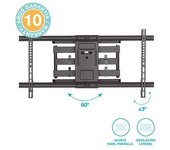 Soporte Tv Pared Giratorio Con Doble Brazo 43"- 90"- Holmios