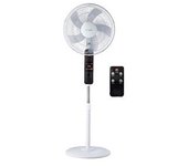 Ventilador De Pie Tehri Con Mando Y Temporizador Ø43cm 30w Motor Dc Blanco