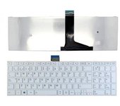 Teclado Para Portatil Toshiba C55-a Blanco Con Marco