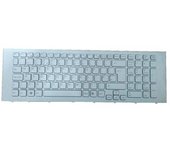 Teclado Para Portátil Sony Vaio Vpc-ej Series Con Marco Blanco