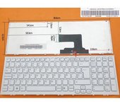 Teclado Para Portátil Sony Vaio Vpc-ee Series En Blanco Aene7p00110