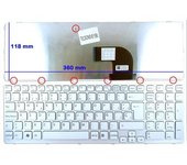 Teclado Blanco Para Portátil Sony Vaio Sve15 Sve17 Series