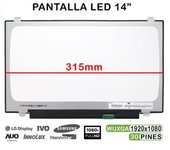 Pantalla Led De 14" Para Portátil Asus S433 Nv140fhm-n62 315mm