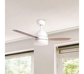Ventilador De Techo Con Luz, 3 Velocidades Jocca - Madera Contrachapada
