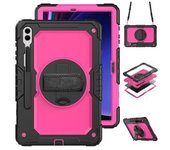 Funda Para Samsung Galaxy Tab S9 Fe Plus Sm-x610/x616b (pc Rojo Rosa) Gusshious