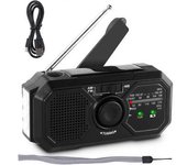 Radio De Manivela Con Energía Solar