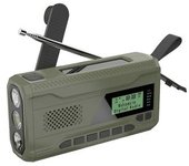 Radio Fm Bluetooth, Radio De Emergencia, Batería Incorporada De 4500 Mah, Radio Portátil Solar Con Manivela